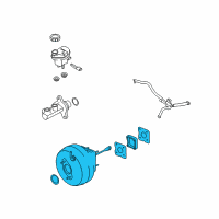 OEM 2012 Lincoln MKS Power Booster Diagram - BG1Z-2005-A