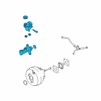 OEM Ford Taurus Master Cylinder Diagram - 8A8Z-2140-A