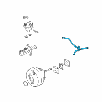 OEM 2011 Lincoln MKT Vacuum Hose Diagram - AA5Z-9C490-B