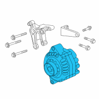 OEM Pontiac GTO GENERATOR Assembly Diagram - 92211821