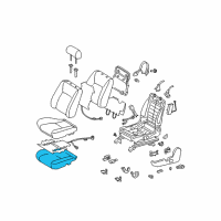 OEM 2004 Toyota Camry Seat Cushion Pad Diagram - 71511-33130