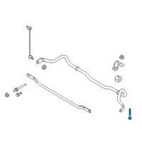 OEM Ford Insulator Bolt Diagram - -W711107-S442