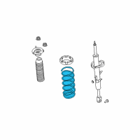 OEM 2003 Infiniti G35 Front Suspension-Coil Spring Diagram - 54010-CM40C