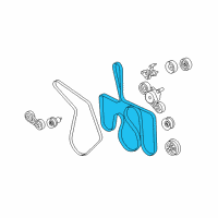 OEM 2009 Ford E-350 Super Duty Serpentine Belt Diagram - 8C2Z-8620-B