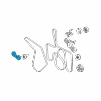 OEM 2005 Ford F-250 Super Duty Serpentine Tensioner Diagram - 3C2Z-6B209-BA
