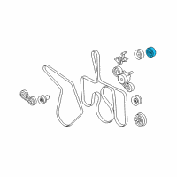 OEM 2009 Ford E-350 Super Duty Serpentine Idler Pulley Diagram - 7C3Z-8678-B