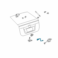 OEM 2006 Toyota Prius Door Jamb Switch Diagram - 84230-53010