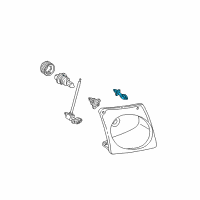 OEM 2001 Ford Explorer Sport Adjust Screw Diagram - 1L5Z-13032-CA