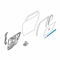 OEM 2008 Ford Taurus X Belt Weatherstrip Diagram - 6F9Z-7425860-AA