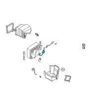 OEM 1996 Nissan Altima Expansion Valve R134A Diagram - 92200-59G00