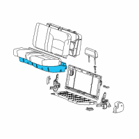 OEM 2018 Chevrolet Silverado 1500 Seat Cushion Pad Diagram - 23227323