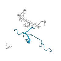 OEM 2012 Ford F-150 Wire Harness Diagram - 9L3Z-15A416-B