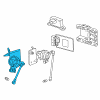 OEM 2012 Chevrolet Camaro Sensor Asm-Electronic Suspension Rear Position Diagram - 22790332