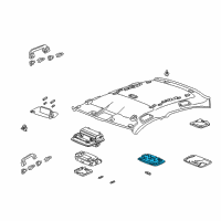 OEM Honda Odyssey Base (Warm Gray) Diagram - 34252-S5A-003ZT