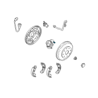 OEM 2000 Kia Sephia Bolt-Hub Diagram - 0K99333062B