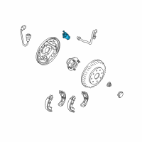OEM Kia Spectra Cylinder Assembly-Rear Wheel Diagram - 0K20126610A