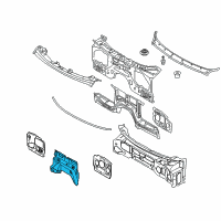 OEM 2011 BMW X6 Dash Panels Diagram - 51487216987