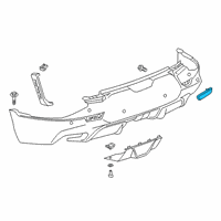 OEM 2021 Chevrolet Blazer Reflector Diagram - 84500524