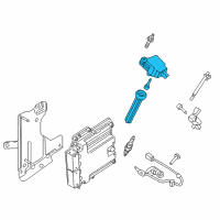 OEM Ford Fusion Ignition Coil Diagram - FT4Z-12029-A