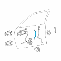 OEM Ram Dakota Link-Door Latch Diagram - 55359330AA