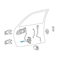 OEM 2008 Dodge Dakota Link-Door Latch Diagram - 55359320AB