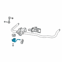 OEM 2006 Jeep Wrangler RETAINER-STABILIZER Bar BUSHING Diagram - 52037710AC