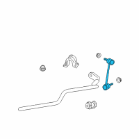 OEM 2012 Ford Fusion Stabilizer Link Diagram - AE5Z-5K483-A