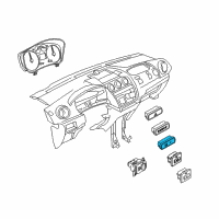 OEM Ford Transit Connect Defroster Switch Diagram - 9T1Z-18C621-C