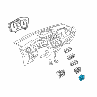 OEM 2013 Ford Transit Connect Switch Diagram - 9T1Z-19986-B