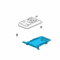 OEM 2006 Honda Element Frame, Center Console Diagram - 77295-SCV-A00ZZ