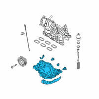 OEM 2022 Lincoln Nautilus Oil Pan Diagram - KT4Z-6675-C