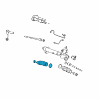 OEM 2015 Cadillac SRX Boot Kit-Steering Gear Diagram - 25901291