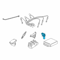 OEM 2009 Mercury Mountaineer Camshaft Sensor Diagram - 5L2Z-6B288-A