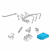 OEM 2009 Ford Ranger ECM Diagram - AL5Z-12A650-PARM