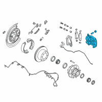 OEM 2015 Ford F-350 Super Duty Caliper Diagram - DC3Z-2553-B