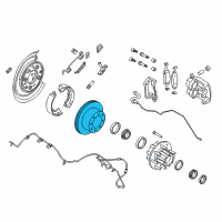 OEM Ford F-250 Super Duty Rotor Diagram - FC3Z-2C026-C