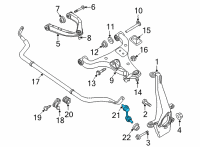 OEM 2022 Nissan Frontier ROD ASSY-CONNECTING, STABILIZER Diagram - 54618-9BU0A