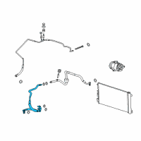 OEM 2008 Pontiac G6 Hose & Tube Assembly Diagram - 20800924