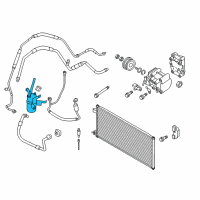 OEM 2012 Ford Transit Connect Drier Diagram - 9T1Z-19C836-A