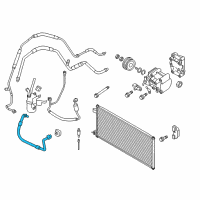 OEM Ford Transit Connect Suction Hose Diagram - 9T1Z-19D742-A