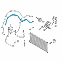 OEM 2012 Ford Transit Connect Hose & Tube Assembly Diagram - 9T1Z-19835-B