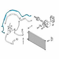 OEM 2013 Ford Transit Connect AC Line Diagram - 9T1Z-19835-A