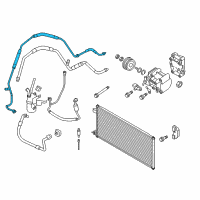 OEM 2012 Ford Transit Connect AC Line Diagram - 9T1Z-19835-A