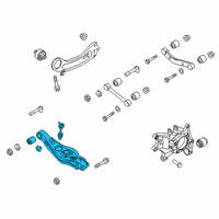 OEM 2020 Hyundai Palisade Arm Complete-RR LWR, RH Diagram - 55211-S8050