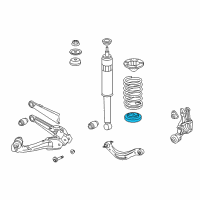 OEM Rubber, Rear Spring Seat (Lower) Diagram - 52748-SNA-A10