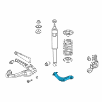 OEM 2008 Honda Civic Arm, Right Rear (Upper) Diagram - 52390-SNA-C00