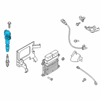 OEM Kia Sorento Ignition Coil Assembly Diagram - 273002GGA0