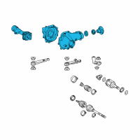 OEM 2019 Toyota Tacoma Carrier Assembly Diagram - 41110-35D71