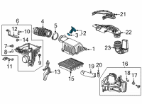 OEM 2018 Honda CR-V Meter Assembly, Air Flow Diagram - 37980-5BA-A01