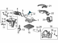 OEM 2016 Honda Civic Meter Assembly, Air Flow Diagram - 37980-5BA-A01